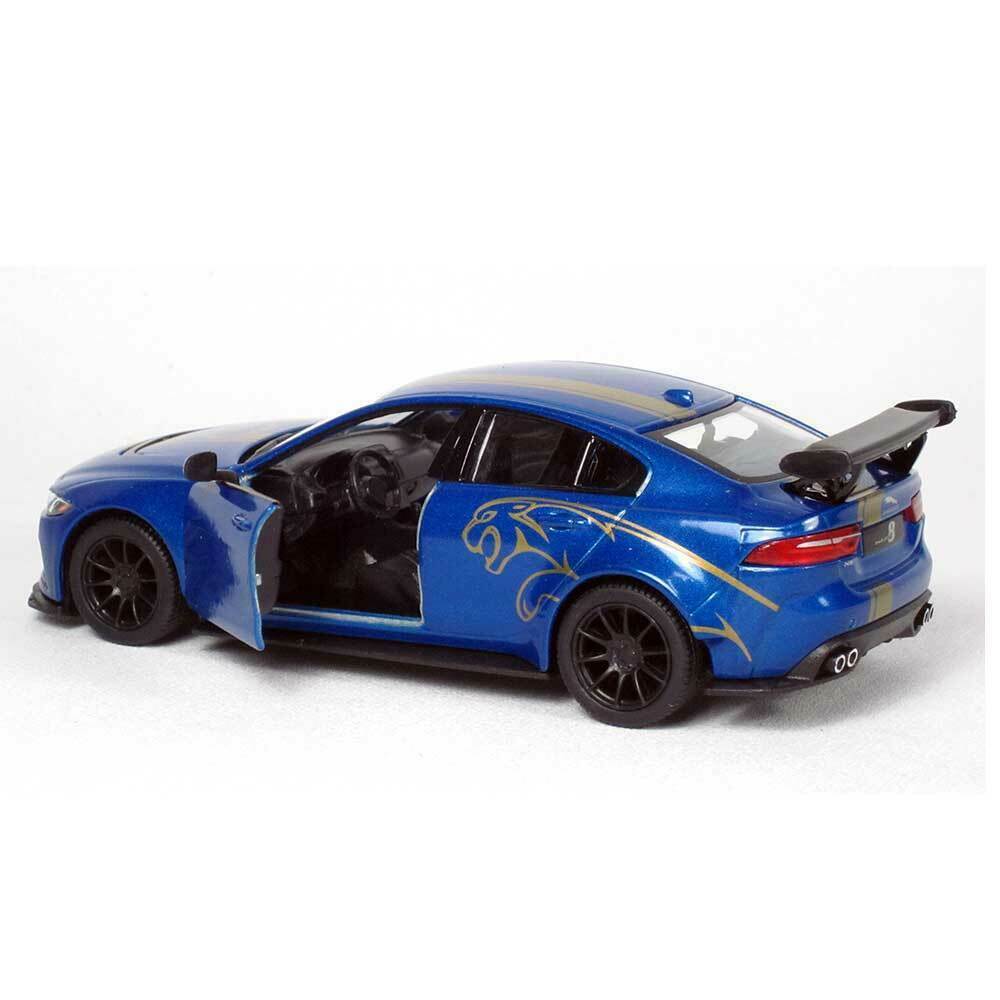 Jaguar XE SV Project 8 Decals Hardtop Kinsmart Diecast Toy Car 5