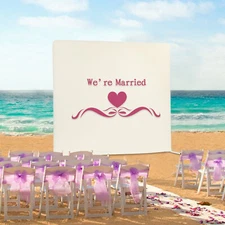 Wedding Backdrop Stand, Metal Stand Kit, Backdrop Stand for Wedding/Ceremony USA