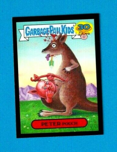 2015 Garbage Pail Kids 30th Anniversary "PETER POUCH" #4b Black Border Sticker - Picture 1 of 1