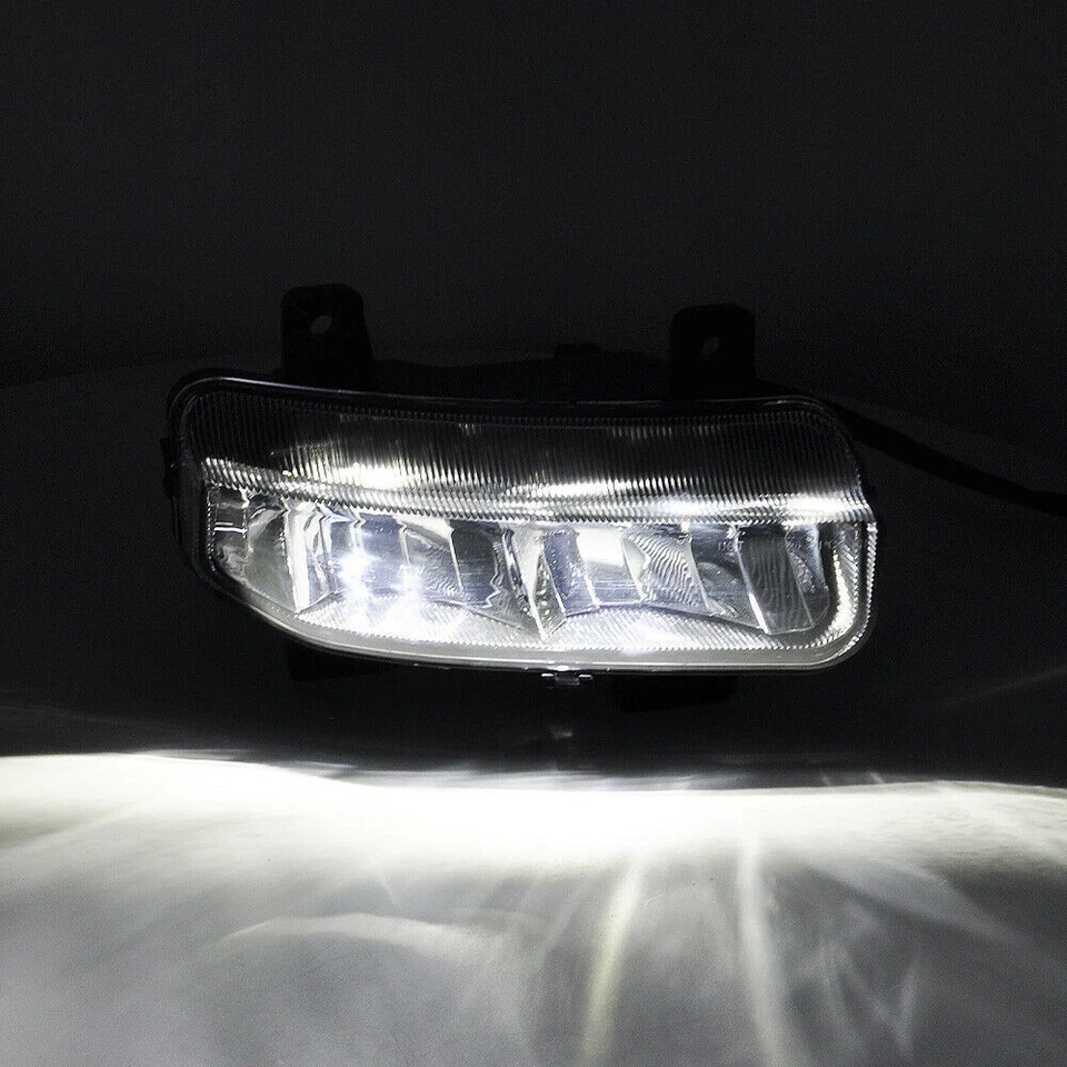 Luces antiniebla LED transparentes + interruptor + biseles para Dodge RAM 2500 3500 2019-2023 Foto 4 de 4