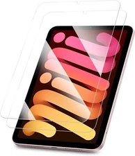 2-Pack Tempered Glass Screen Protector for iPad Mini 6 (6th Gen 2021) 8.3 inch