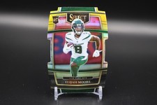 Elijah Moore Rookie Concourse Black Gold 2021 Panini Select Football #56 NFL Jet