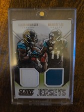 Panini Score Jerseys Allen Robinson, Marqise Lee Double Patches