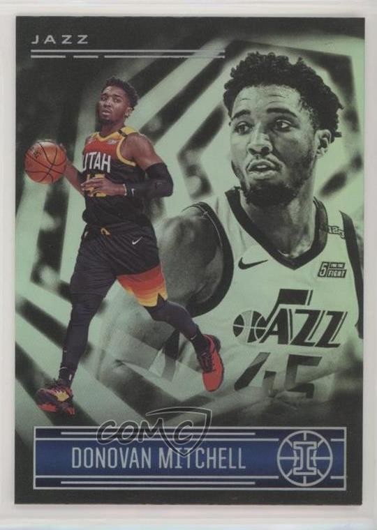 2020-21 Panini Illusions Trophy Collection Emerald Donovan Mitchell #132 0l1b