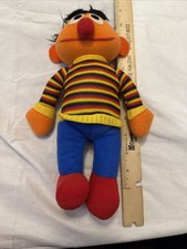 Vintage 1978 Ganz Bros. Knickerbocker Sesame Street 11" Plush Ernie Stuffed Doll