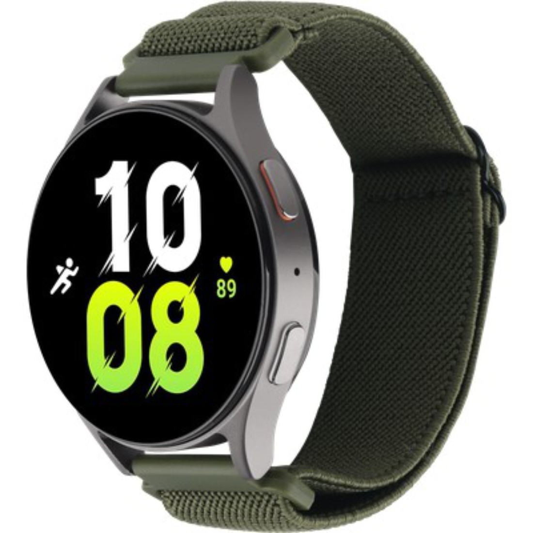 Bracelet 20mm pour Samsung Galaxy Watch finition Urban vert premium