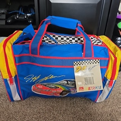 Vintage NASCAR Jeff Gordon Duffle Bag Track Pack A.D.S. Sports 90s Luggage - NEW