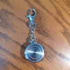 NEW WORKING POCKET WATCH SILVERTONE STAINLESS-STEEL BACK JAPAN MOVEMENT FOB — photo 4