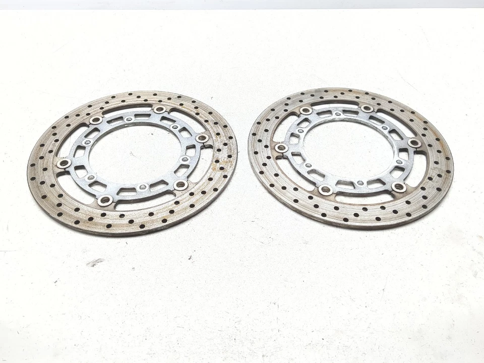 06 07 Juego de rotores de freno de disco delanteros Yamaha Stratoliner Roadliner XV1900 XV19 par Foto 4 de 4