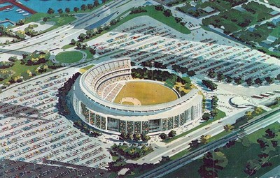 VEREINIGTE STAATEN POSTKARTE New York City Shea Stadium Flushing Meadow Dexter Press