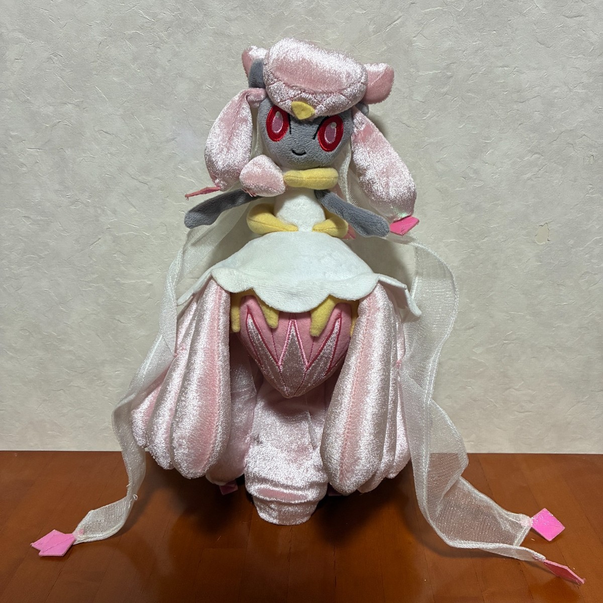 Pokemon Center Limited Mega Diancie Plush Doll Toy 2014 Japan Used