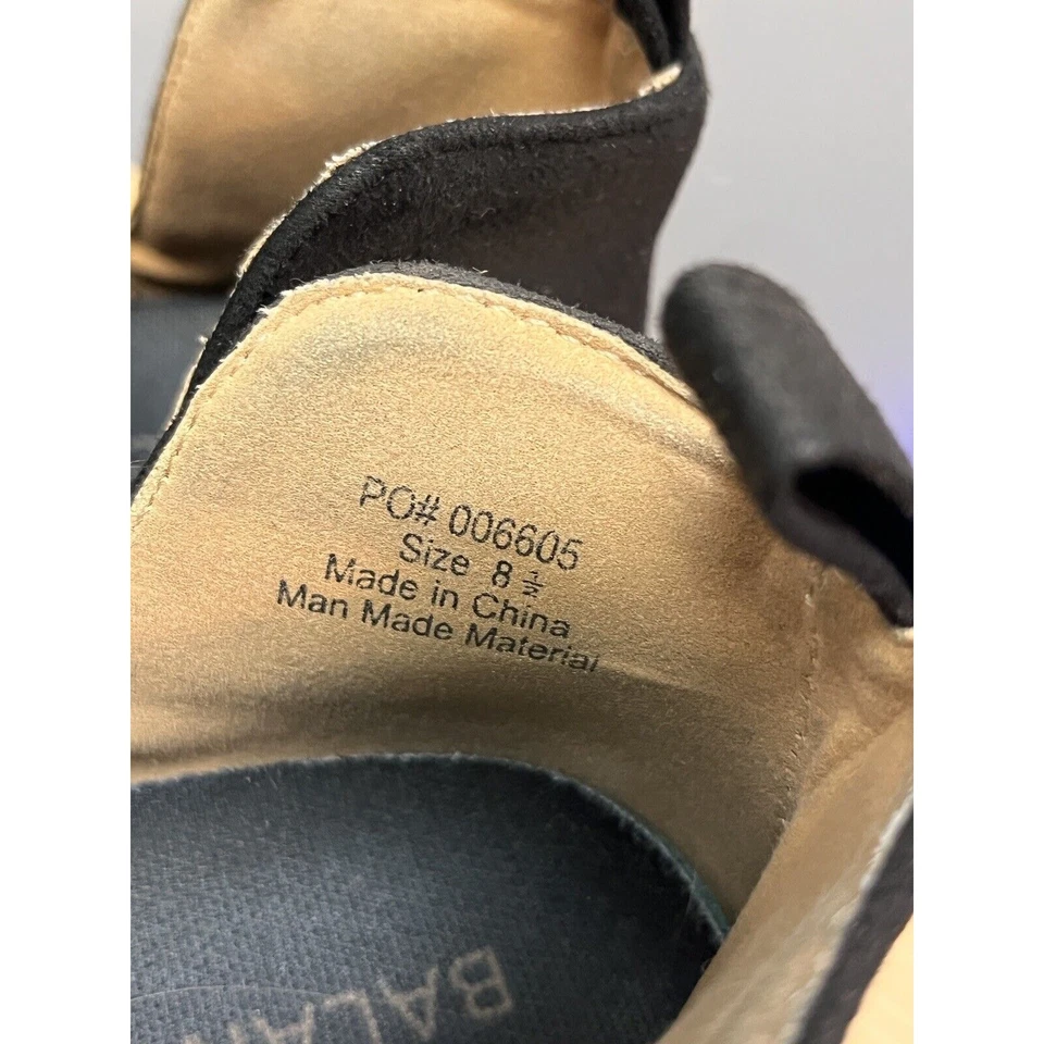 Copper Fit Balance Ankle Booties Womens 8.5 Black Slip On Notched Classic - Image 4 of 4