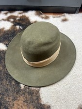 VTG Akubra Western Cowboy Hat Snowy River Pure Fur Felt Hat Size 59