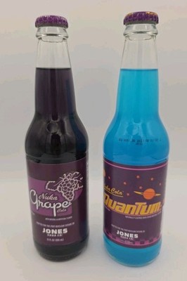 Jones Soda Fallout 2 Pack Nuka Cola Quantum Berry Nuka Grape 12 Oz Bottles 