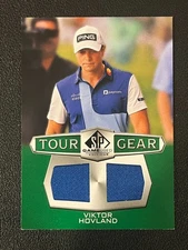 Victor Hovland 2024 SP Game Used Golf Tour Gear Dual Relic