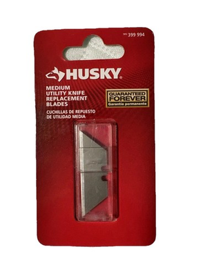 #ad Husky Medium Utility Knife Replacement blades New $9.99