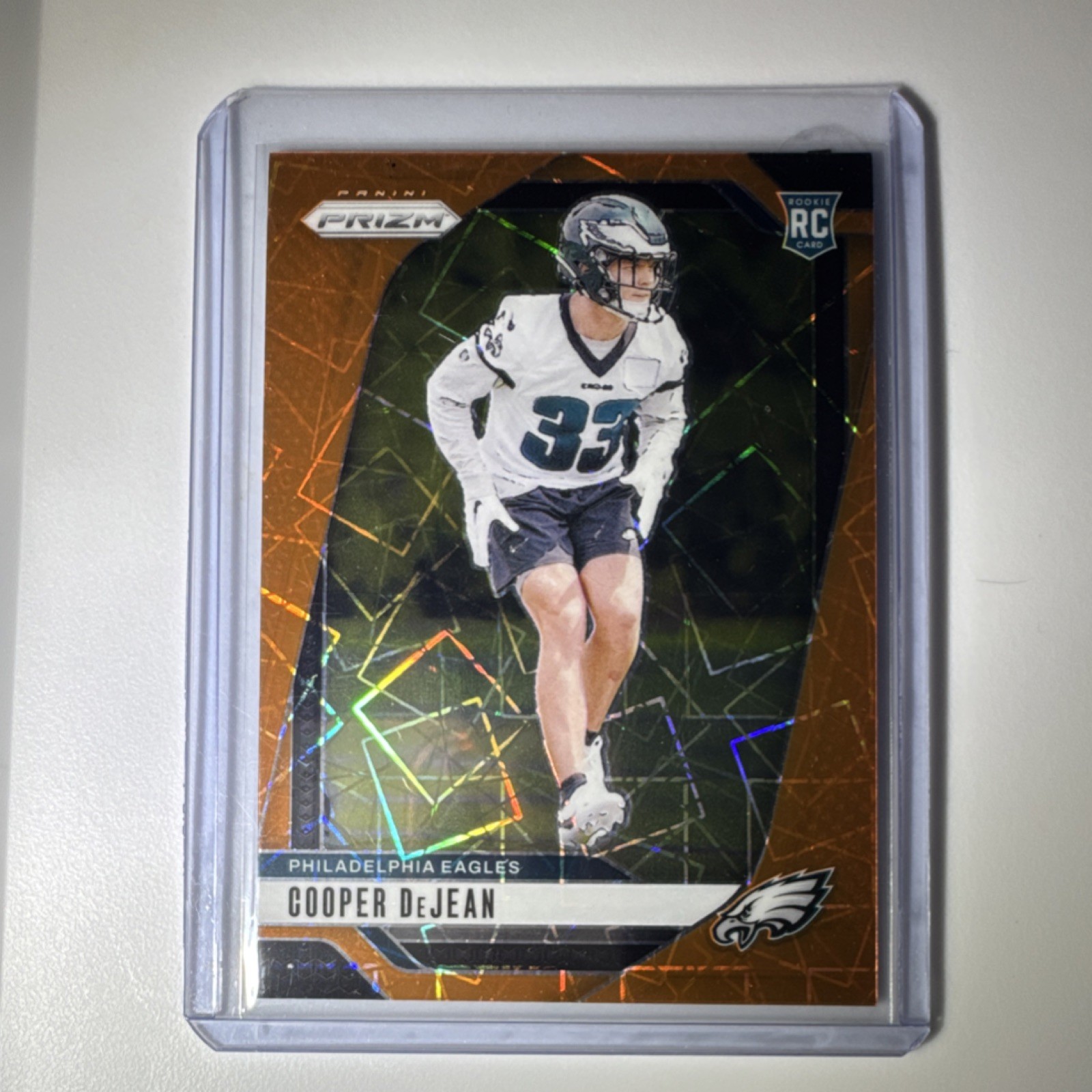 Panini 2024 Prizm Football Cooper DeJean Philadelphia Eagles Lazer Prizm RC #321