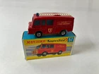 Matchbox Lesney Superfast SF57 Land Rover Fire Truck- transitional, boxed