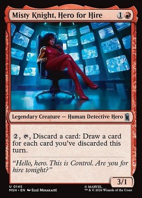 [MTG] Misty Knight, Hero for Hire (0145) (MSH) NM