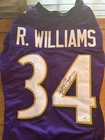 Ricky Williams Autographed Baltimore Ravens #34 Football Jersey JSA