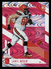 Jamie Meder 2017 Panini Unparalleled Swirlorama RC #48 Cleveland Browns ESE