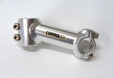 ~ Vintage Control Tech 1-1/8" Threadless Stem 100mm -10º 26.0mm Clamp - Silver ~