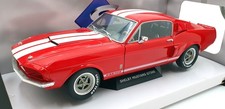 Solido 1/18 Scale S1802902 - 1967 Shelby Mustang GT500 - Red/White