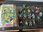 Vintage Teenage Mutant Ninja Turtles Deluxe Collector Case's With Figures Tmnt