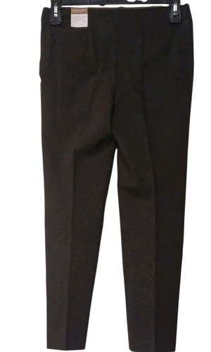 CHICO'S - NWT, Fabulously Slimming Pull-On Ankle Pants, Graphite Heather Gray, 0 - Foto 4 di 12