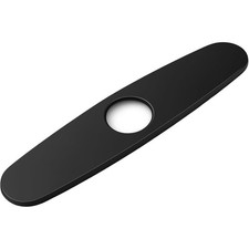 Stainless Steel Faucet Cover Plate Escutcheon for 3 Hole Sink Kitchen Bathroom