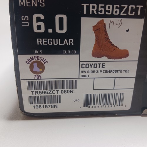 Belleville HW Side-Zip Composite Toe Stiefel Coyote Tactical Research Herren Größe 6 - Bild 6 von 7