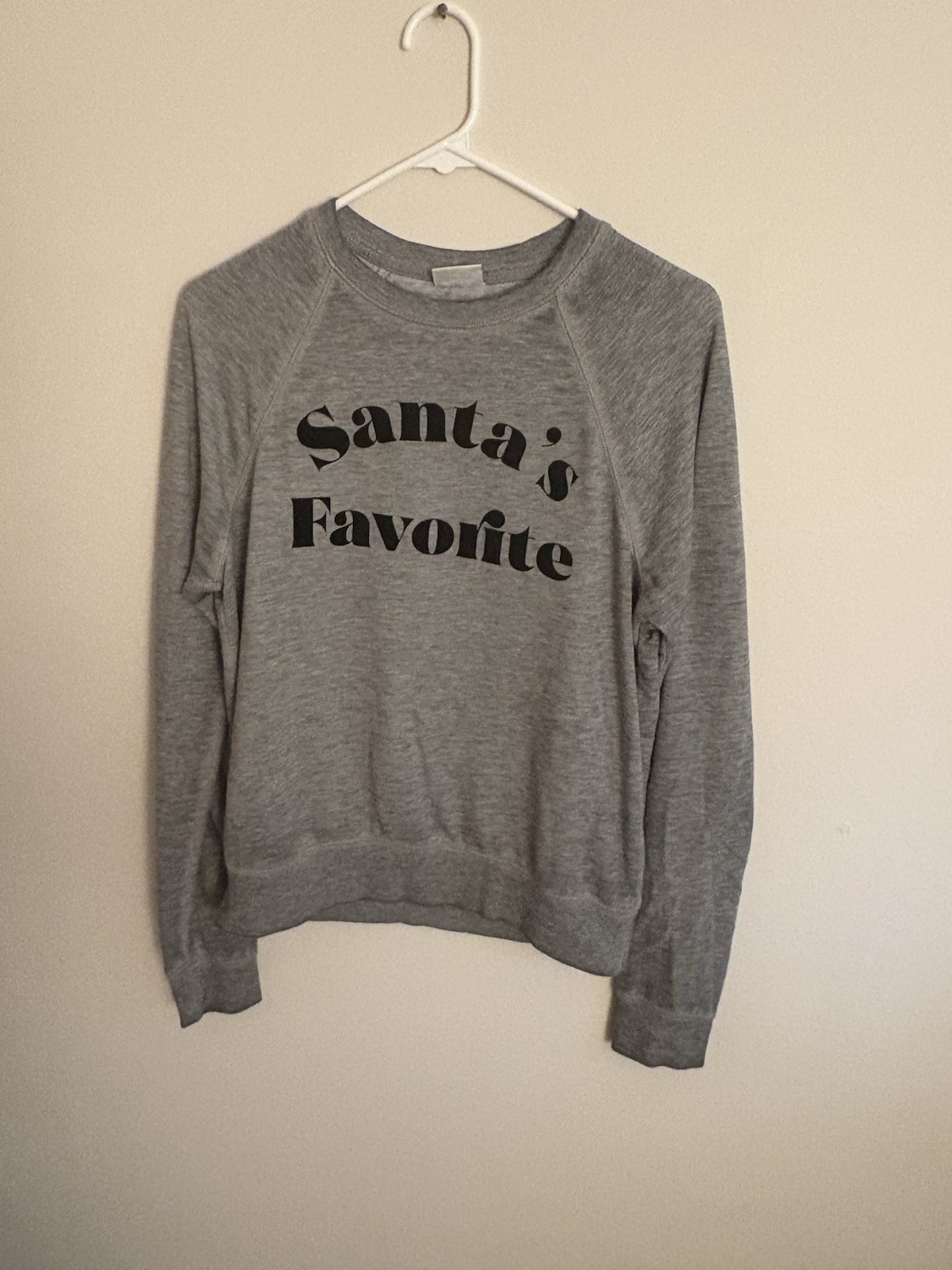 ALTRA Others Follow Camicia Donna Piccola Manica Lunga Natale Babbo Natale’s Favorite Grigio O2