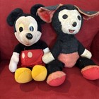 20s 30s? Antique Walt Disney Mickey Mouse Plush Stuffed Vintage Lot