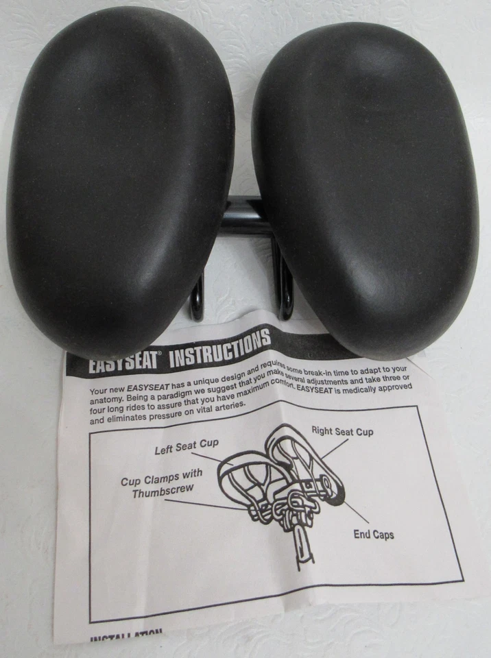 Asiento cómodo para bicicleta Hobson Easyseat sillín dividido ciclismo ciclismo Foto 3 de 4