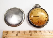 Antique 1920 Elgin 21J Grade 450 Lord Elgin 14K Gold Corsican Pocket Watch As-Is