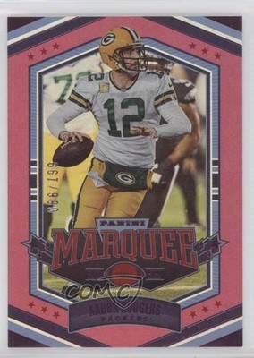 2022 Panini Chronicles Marquee Pink 86/199 Aaron Rodgers #MAR-23 0rd2