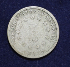 1882 Shield Nickel 5 Cents 5C US Coin