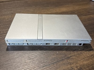 Sony PlayStation 2 PS2 Slim Silver SCPH-77001 Console Only Tested And Working