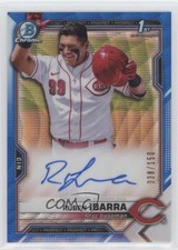 2021 Bowman Draft Chrome Pick Blue Wave Refractor 38/150 Ruben Ibarra Auto sc8