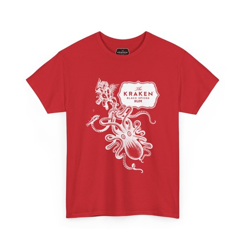 Kraken Spiced Rum Unisex Heavy Cotton Tee - Picture 82 of 88