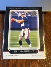 Eli Manning 2005 Topps Black Parallel Card #9 EX Range New York Giants