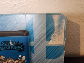 Nintendo 3DS XL Super Smash Bros Edition Blue BOX AND INSERTS ONLY NO 3DSXL