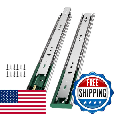 Ubisin 4 Pairs Soft Close Drawer Slides 14 Inch Full Extension Dresser Rails Hea