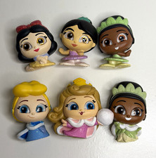 Disney Doorables: Princesses - Mini Figurines Lot of 6 - Ballerinas Winter