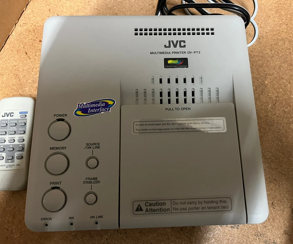 Jvc Multimedia Printer GV-PT2u - Image 2 of 4