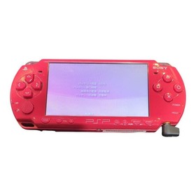 Sony PlayStation Portable PSP-2000 Console Handheld System Wi-Fi Deep Red