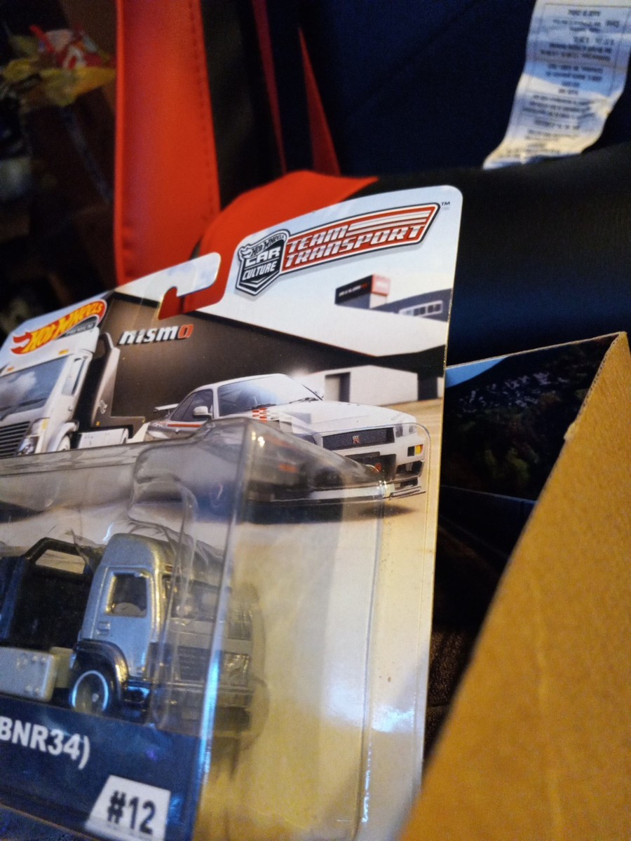 未開封 SKYLINE GT-R (BNR34) AERO LIFT NISMO 1/64 HOT WHEELS PREMIUM 