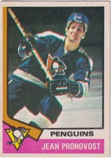 1974-75 O-pee-chee NHL #110 Jean Pronovost Penguins
