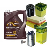 Mann Inspektionspaket 5L Mannol Energy 5W-30 FüR Seat Toledo I 1.9 TD Ibiza II