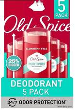 Old Spice High Endurance Deodorant 48-Hr. Pure Sport 3 Oz 5 Pack 